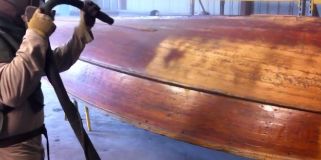 Пескоструйная обработка дерева