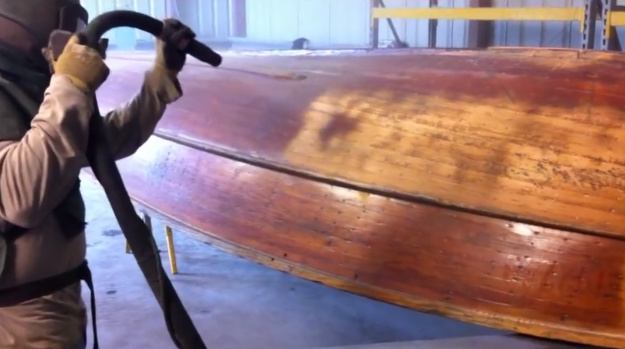 Пескоструйная обработка дерева