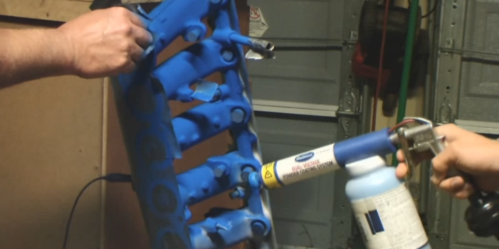 применение порошкового окрашивания металлов