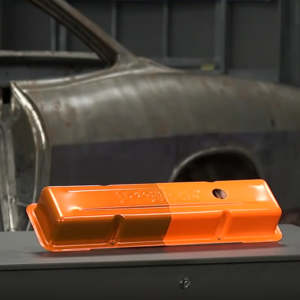 Порошковая покраска автомобильной детали